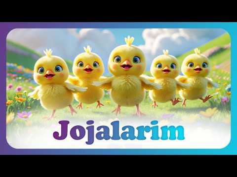 Chip-chip jo'jalarim | Bolalar qo'shiqlari | Uzbek tilida multfilm