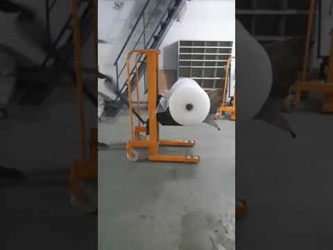 Paper-Plastic Reel Manual Stacker