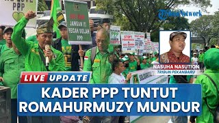 Ratusan Kader PPP Riau Gelar Aksi di Pekanbaru, Minta Romahurmuziy Mundur