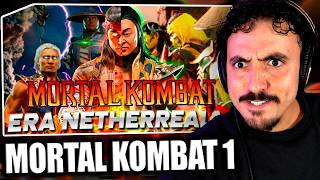 A HISTORIA COMPLETA DE MORTAL KOMBAT 1 | Leozin React
