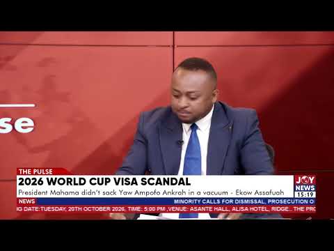 2026 World Cup visa scandal: Ghana has suffered integrity and reputation deficit - Vincent Assafuah.