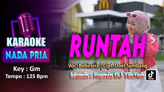 Download lagu Runtah DJ Remix Tiktok Viral KARAOKE LIRIK Nada Pria / Cowok | Voc. Bebiraira Cipt. Doel Sumbang mp3
