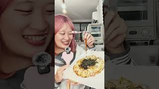初コラボ！たこ焼き風モッチモチキャベツ #ダイエットレシピ #簡単レシピ
