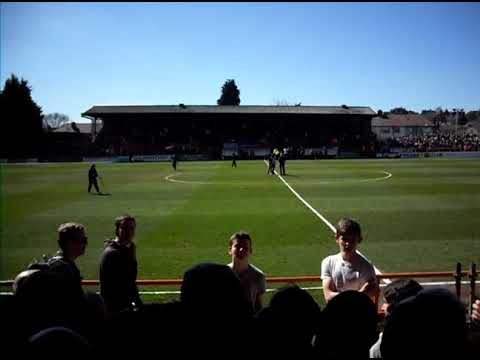 Barnet fc Underhill "the final countdown" last match ever !!