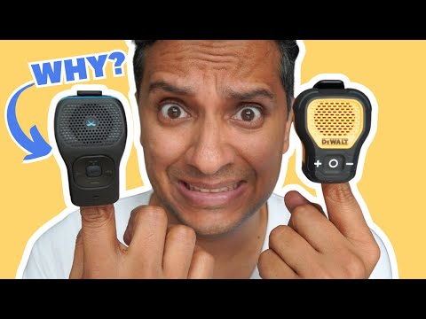 Why are People Buying This Audio Product? (Noxgear 39G vs DeWalt Wearable Speaker)