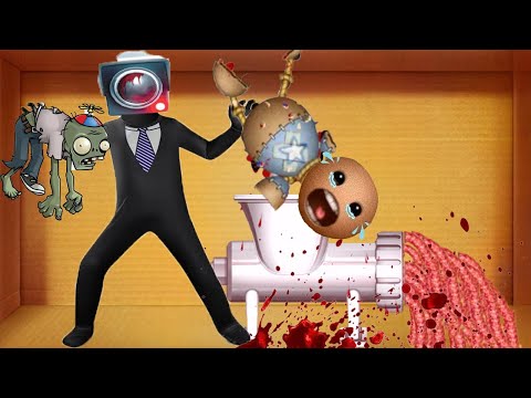 SCARY Meat Grinder vs The Buddy | Kick The Buddy