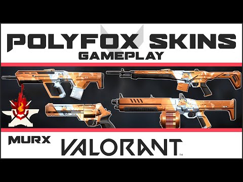 Polyfox VALORANT Battle Pass Skins GAMEPLAY | Act 2 Skin Collection Showcase