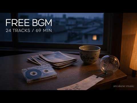 【フリーBGM】Calm & Healing - 24 Tracks しっとり・癒し / Sleep & Study｜Royalty Free