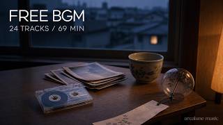 【フリーBGM】Calm & Healing - 24 Tracks しっとり・癒し / Sleep & Study｜Royalty Free