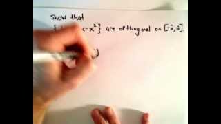 Inner Product and Orthogonal Functions , Quick Example