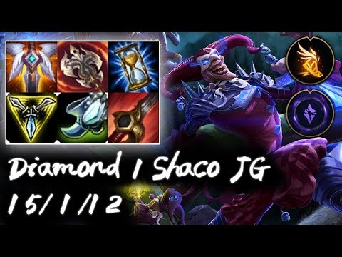 Diamond 1 Shaco Jungle vs Jarvan IV | Korea High Elo Replays