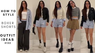 What to wear with boxer shorts Look Book Outfit Ideas | OOTD 133