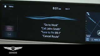 Genesis Dynamic Voice Recognition | Genesis G80 and GV80