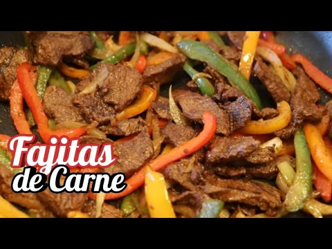 Fajitas de Res ¡Te encantará!