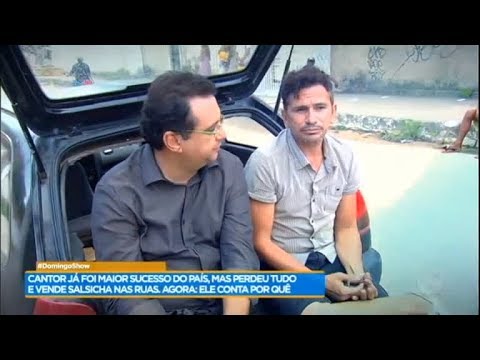Reginho revela como perdeu tudo e por que vende salsichas para sobreviver