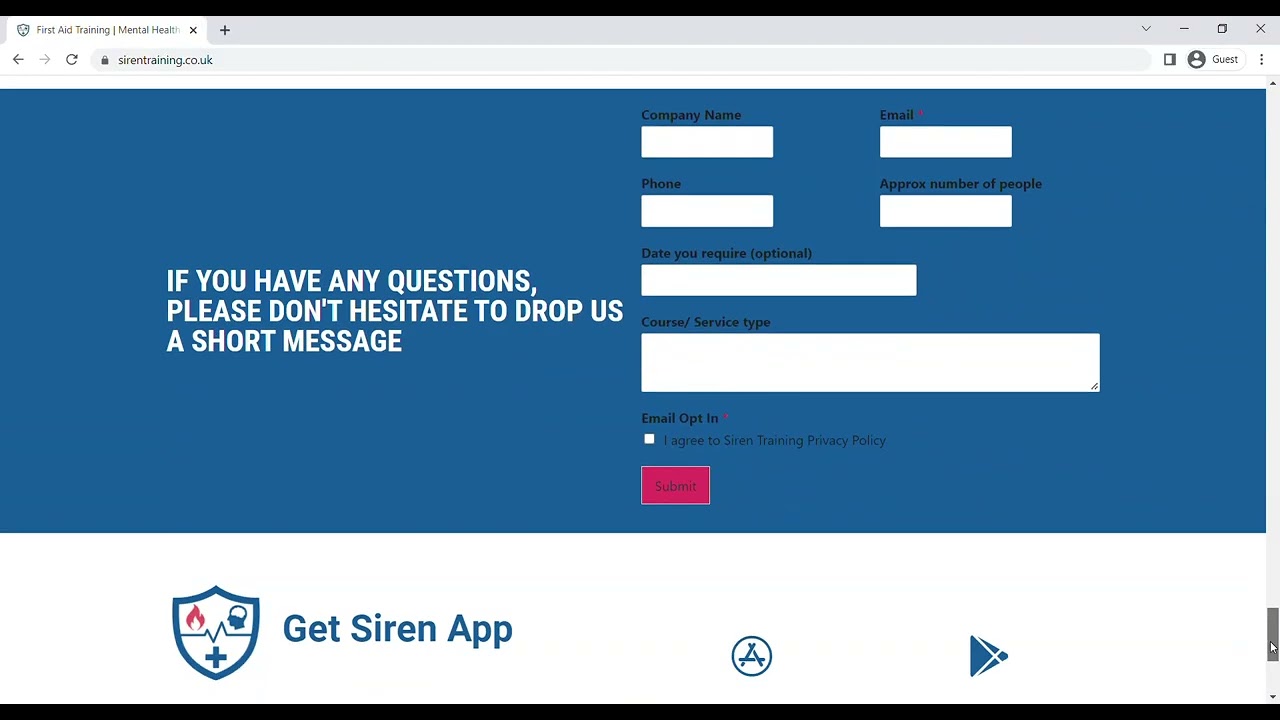 Book e -learning with Siren