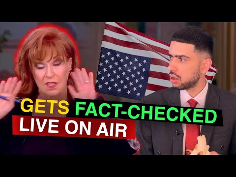 The View Host Gets DEMOLISHED by Damon Over Upside-Down Flag Narrative - Satire