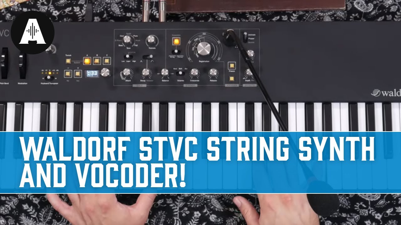 Waldorf STVC String Synth and Vocoder! - YouTube