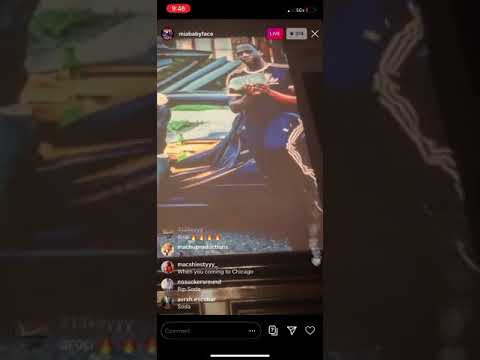 Babyface ray unreleased song on Instagram live