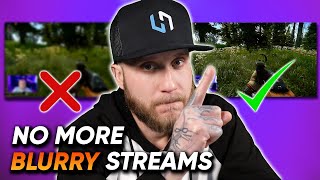 Fix Your Blurry Stream With THIS Bitrate HACK in OBS Studio Settings