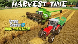 Harvest Time in Farming Simulator 22 | Haut-Beyleron | Episode 12