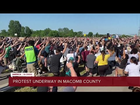 Ninth day of protest continues in Macomb County
