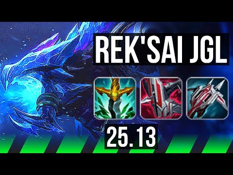 REK'SAI vs TRUNDLE (JGL) | 15/2/4, Legendary | KR Master | 25.13