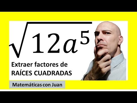 ▷ Extraer factores de RAÍCES CUADRADAS.  Ejercicios fáciles