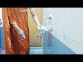 How To Clean Bathroom Tap Transparent Saree Embroidery Beautiful Orange Colour Saree Wetlook
