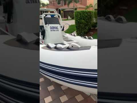 Aluminum Godiac 390 luxury yacht tender by East Marine Boats