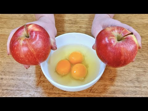 Mix APPLE and EGG and you will LOVE it! NO SUGAR and NO GLÚTEN - Easy, Cheap, and Healthy!