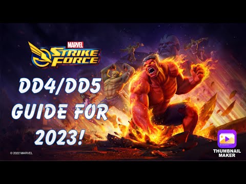 Updated DD4/DD5 Guide! Build THESE characters for ENDGAME! #marvelstrikeforce #guides #dd5