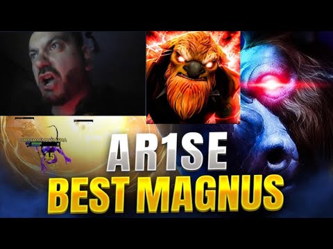 Ar1se Top Magnus And Earthshaker Clutch Plays And Combos WAWW Dota 2 Highlights !!