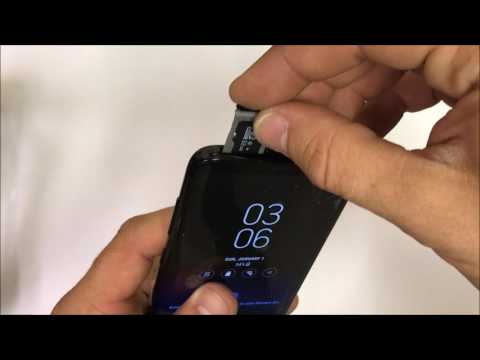 How to install SD and SIM card into Samsung Galaxy S8
