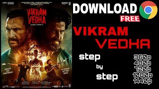 How to download free movie |How to download vikram vedha full movie | Movie download krne sikho