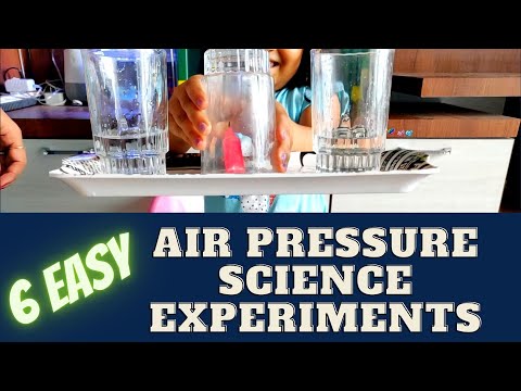 6 Easy Air Pressure Science Experiments for Kids | Easy Science Experiments for Kids
