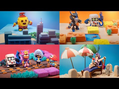 Making Brawl Stars Maps & Diorama Collection : Clay Art (Tutorial)