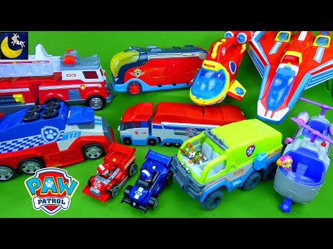Complete Paw Patrol Toys Collection Vehicles #18 Pit Stop Truck Mighty Pups Twins Jet Paw Patroller