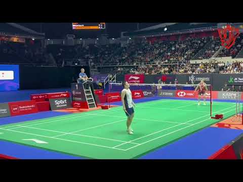 Singapore Open 2025 | Lin Chun-Yi (TPE) vs. Kunlavut Vitidsarn (THA) [2] | SF | nice angle