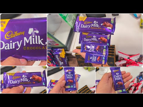 Cadbury Dairy Milk Chocolate Size Comparison - Rs 10 vs Rs 20 vs Rs 50 vs Rs 100