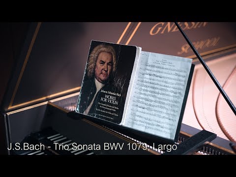 J.S.Bach - Trio Sonata BWV 1079 (Musical Offering), Largo. Gnessin Baroque