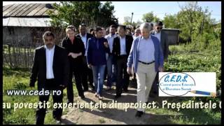 preview picture of video 'Vizita George Soros și Jim Yong Kim președintele Băncii Mondiale in Frumusani-Calarasi'