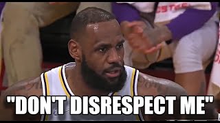 LeBron Says It's Your Last Time Disrespecting Me And Does Angry Dunk After That! [Mic'd Up]