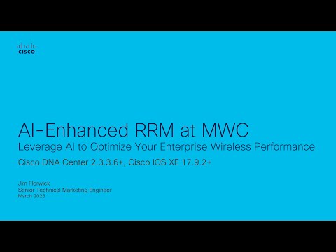AI-Enhanced RRM at Mobile World Congress 2023