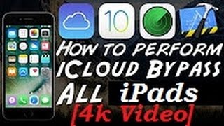 How to Unlock iCloud lock 100% iPad Air 1 iPad Air 2 [4K]