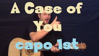 A Case of You (Joni Mitchell/James Wolpert)  Guitar Lesson with Licks in TAB