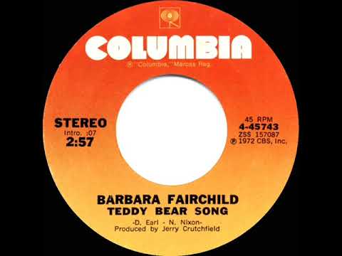 1973 HITS ARCHIVE: Teddy Bear Song - Barbara Fairchild (stereo 45--#1 C&W hit)