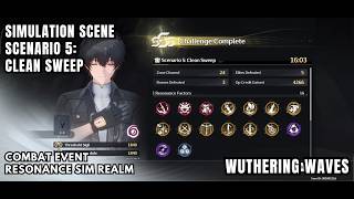 [Wuthering Waves Event] Scenario 5: Clean Sweep - Resonance Sim Realm - Perfect SSS