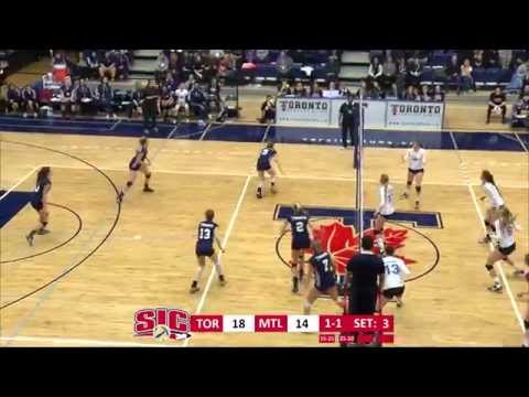 2015 CIS Women's Volleyball Championship Bronze: Toronto vs Montreal thumbnail
