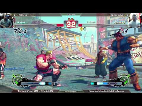 The Break #259   USF4 GF   Joe Lewis VS RG Rico Suave